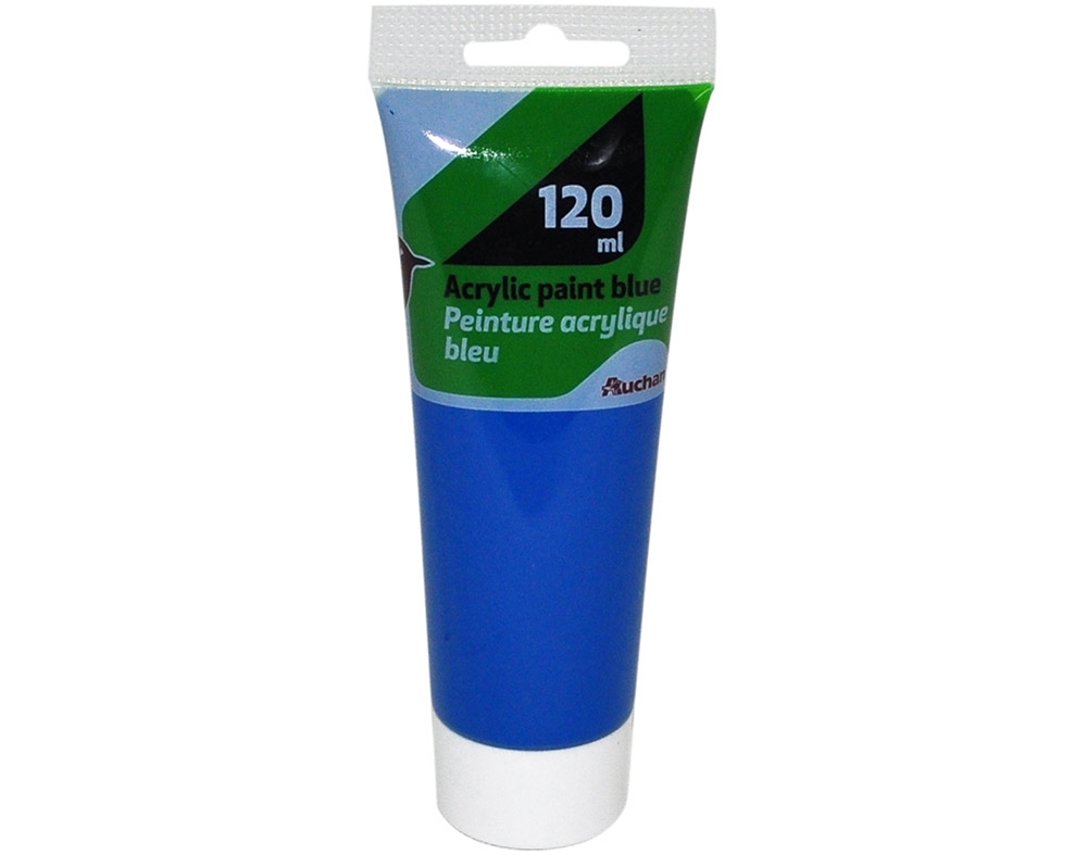 TINTA ACRÍLICA AUCHAN AZUL 120ML