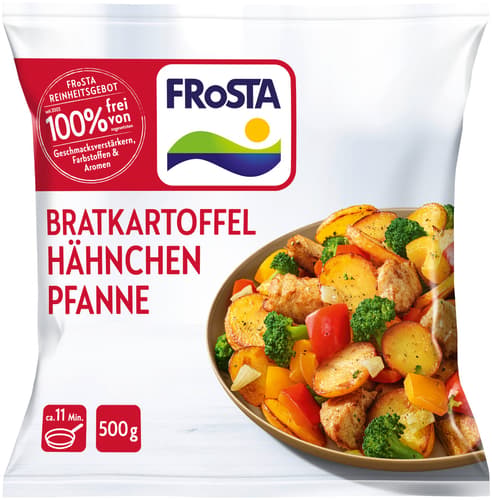 Frosta Bratkartoffel Hähnchen-Pfanne