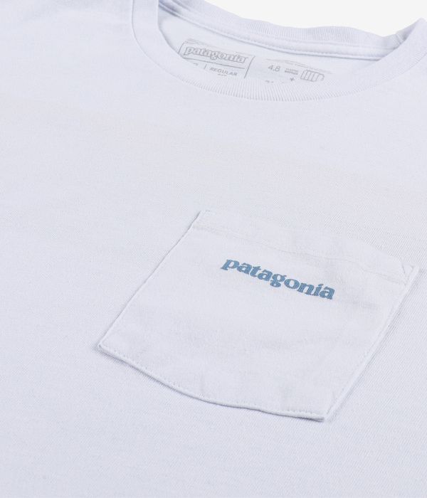 Patagonia Boardshort Logo Pocket Responsibili T-Shirt (white)