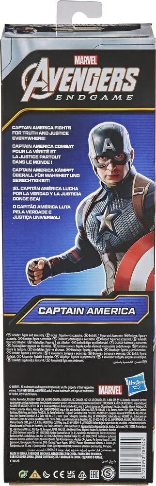 MARVEL - AVENGERS - FIGURINE - CAPTAIN AMERICA - TITAN HERO 30CM