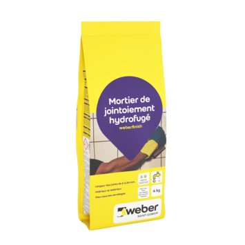 Weber Wand & Vloer voegmiddel wit 4 kg