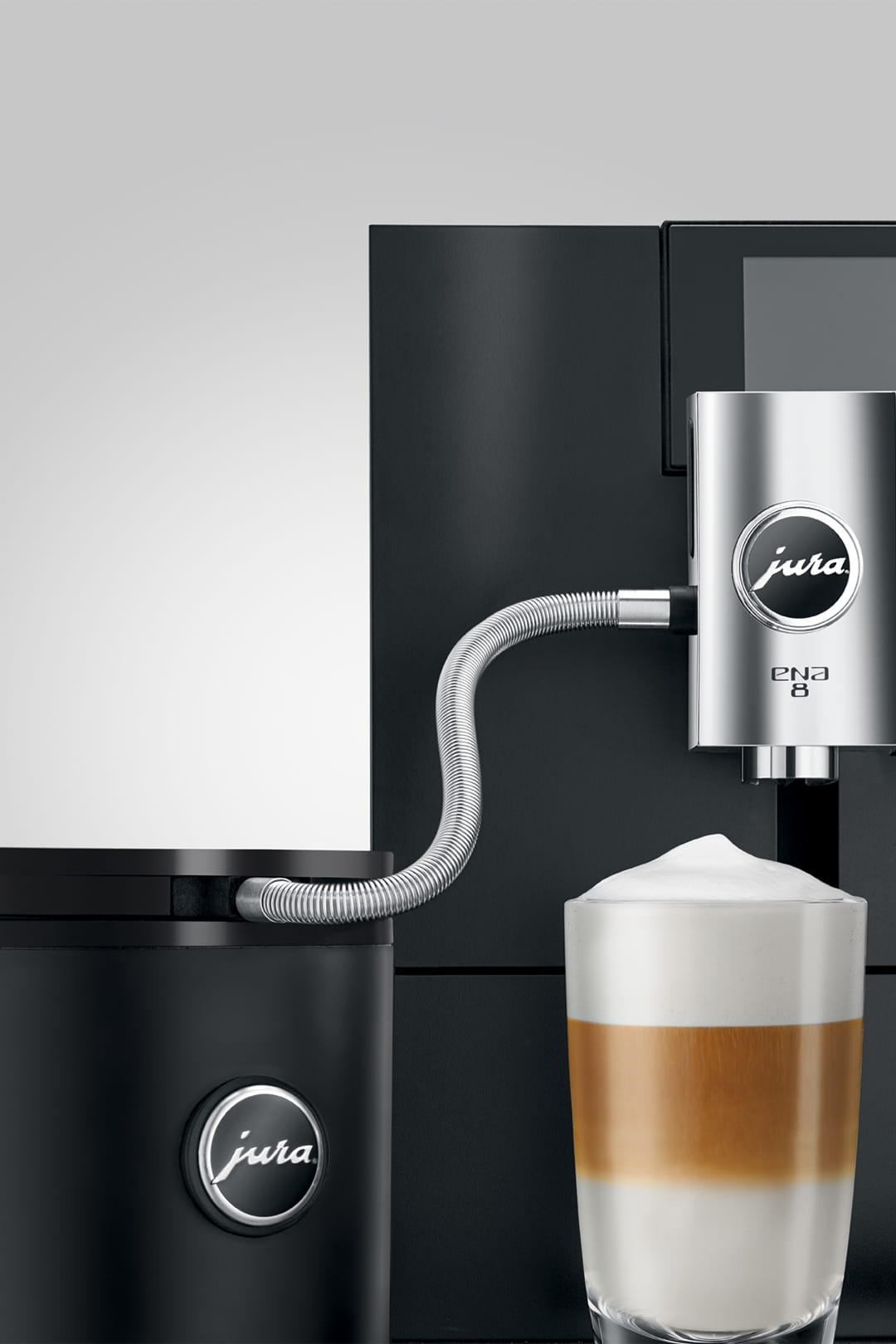 Milchschlauch mit Edelstahlummantelung