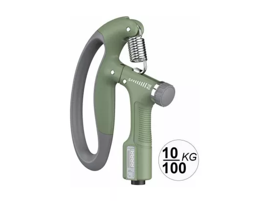 Pince de musculation à résistance réglable de 10 à 100 kgs avec compteur