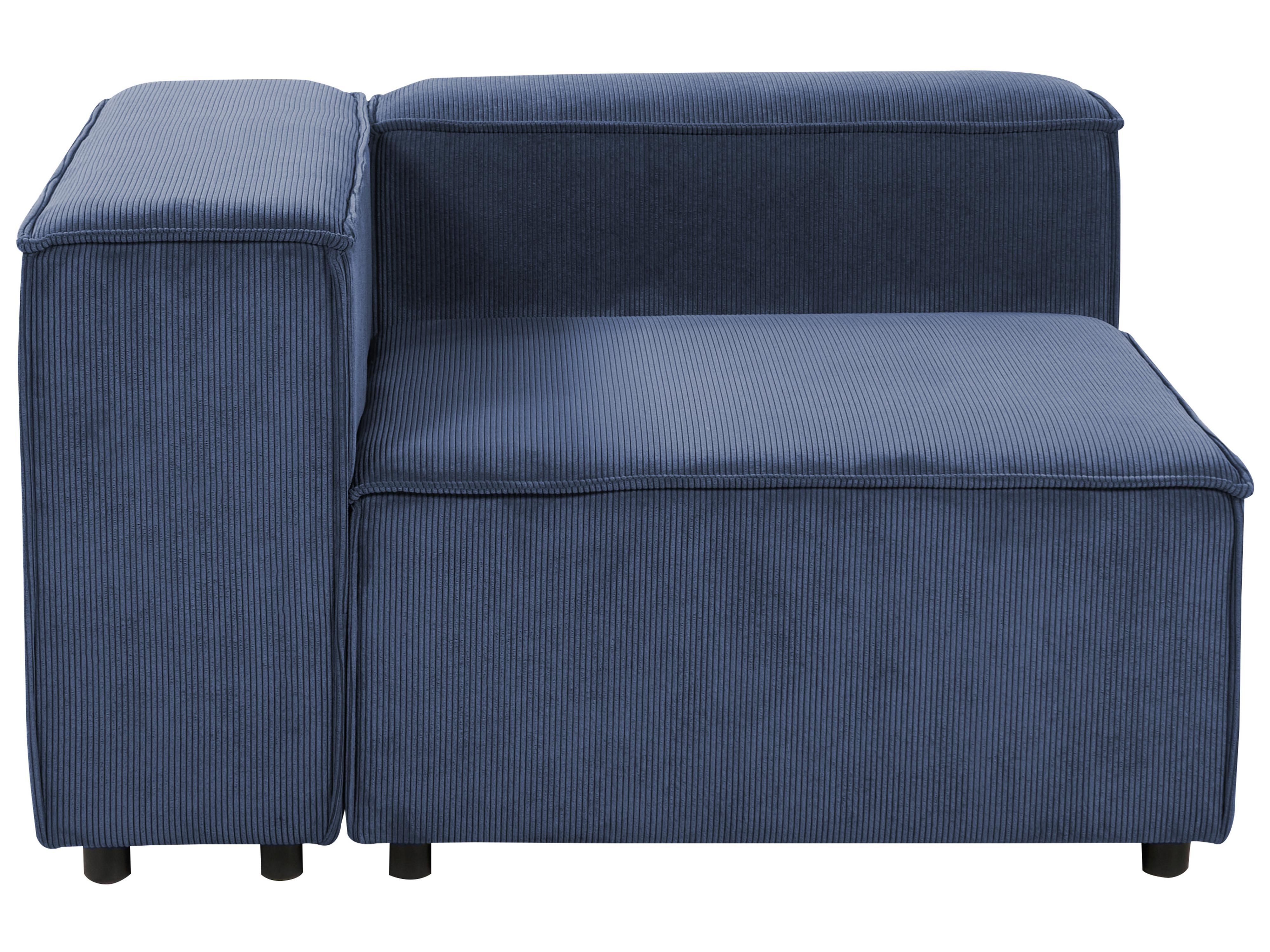 Modulaire hoekbank 4-zits ARDAL Corduroy Donkerblauw rechtszijdig