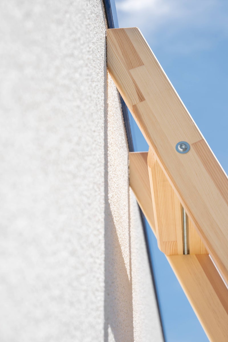 PROREGAL Houten Trapladder Zonder Dwarsbalk, 6 Treden