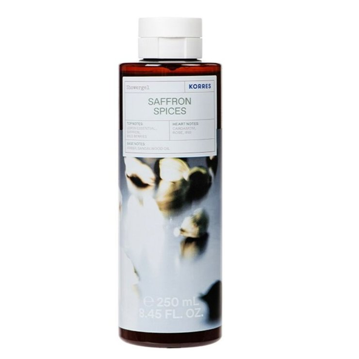 Gel douche Safran Epices 250ml Korres