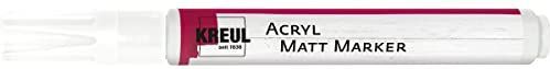 Kreul - Marker - Acryl Matte Marker - Wit - 4 mm - 1 x
