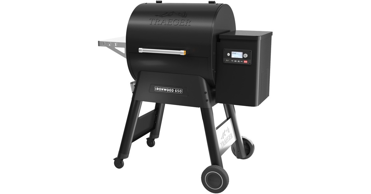 TraegerIronwood 650 barbecue  (Zwart, Model 2020, D2 Controller, WiFIRE Technologie)