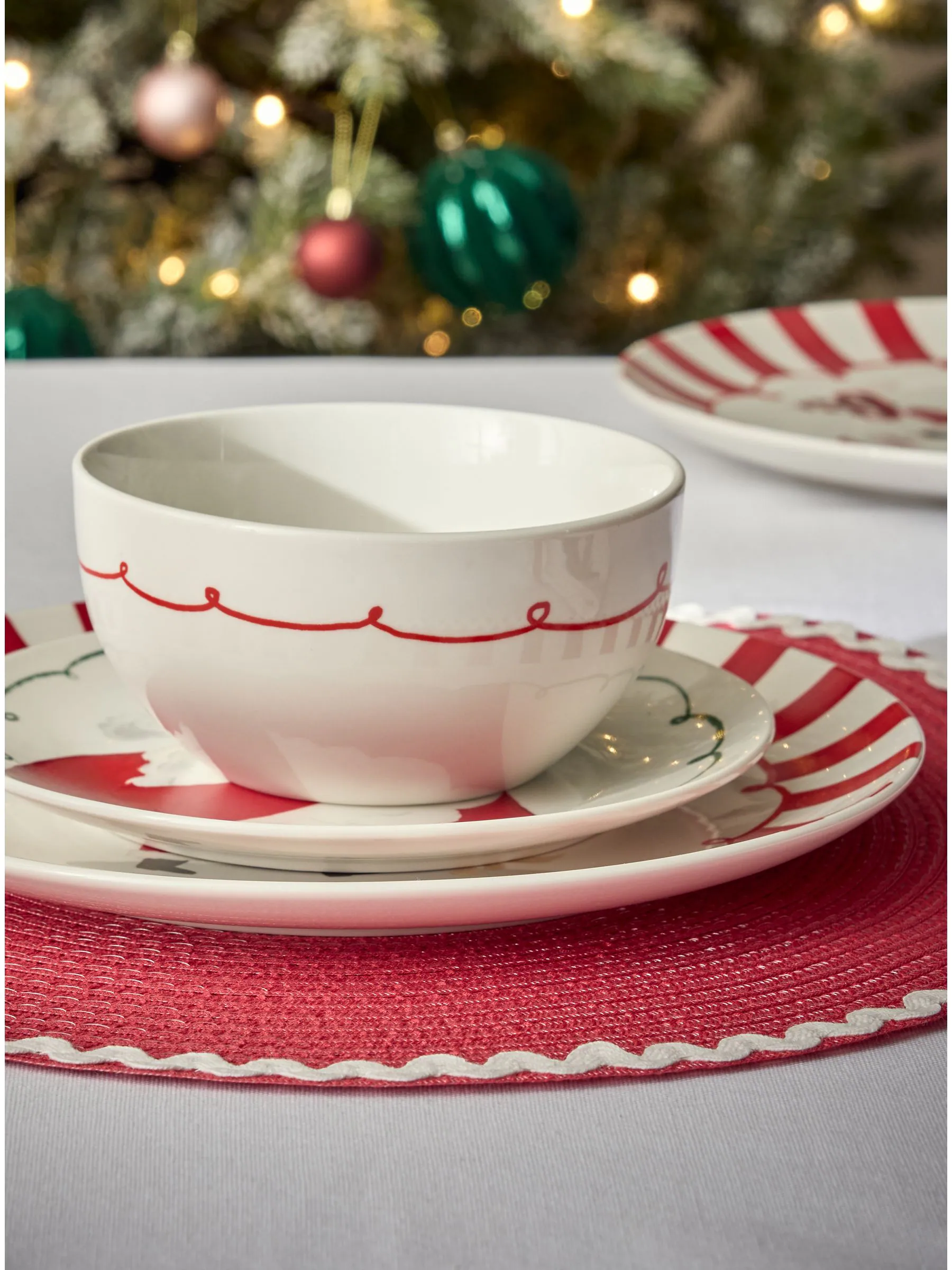 12 -delige Kerstman dinerset