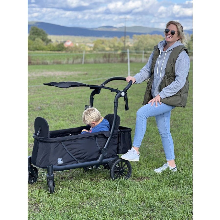 KETTLER Klappbollerwagen COMPACT All Black