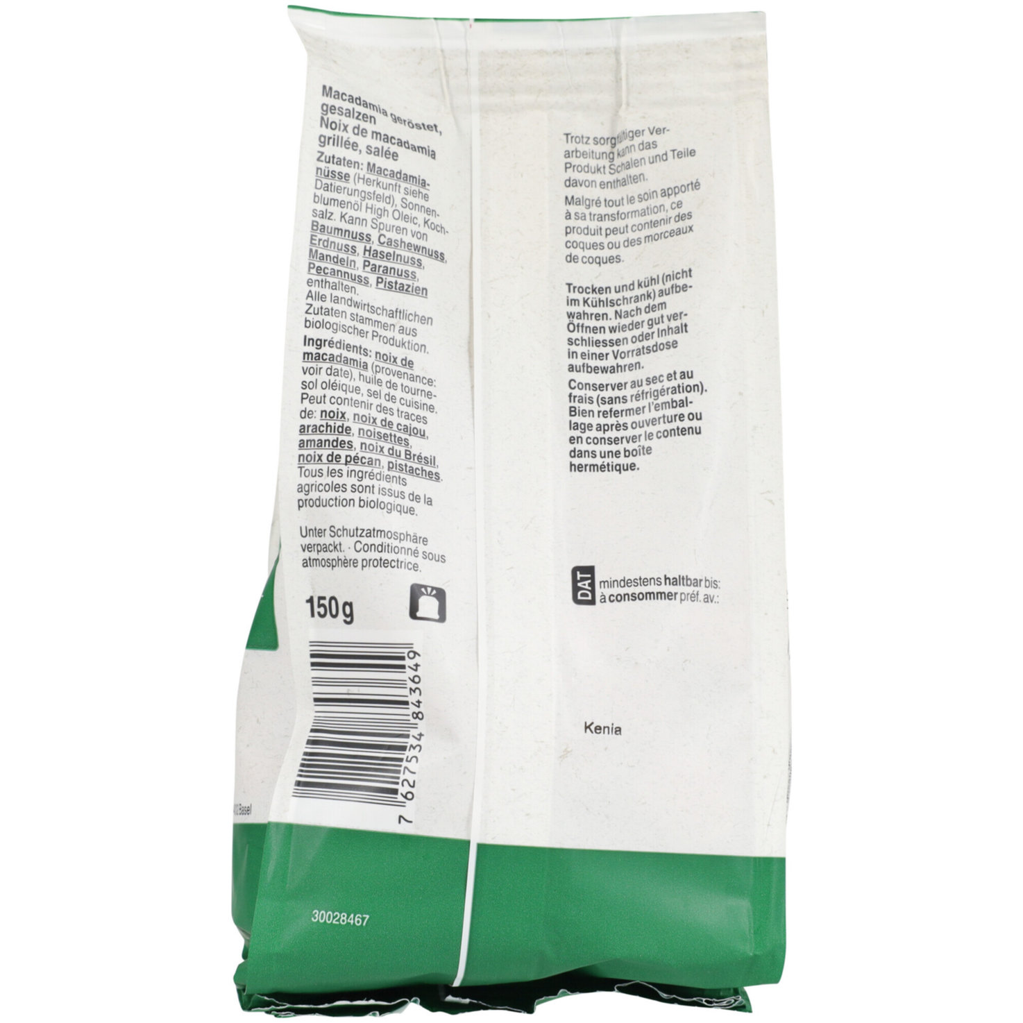 Naturaplan Bio Macadamia geröstet & gesalzen