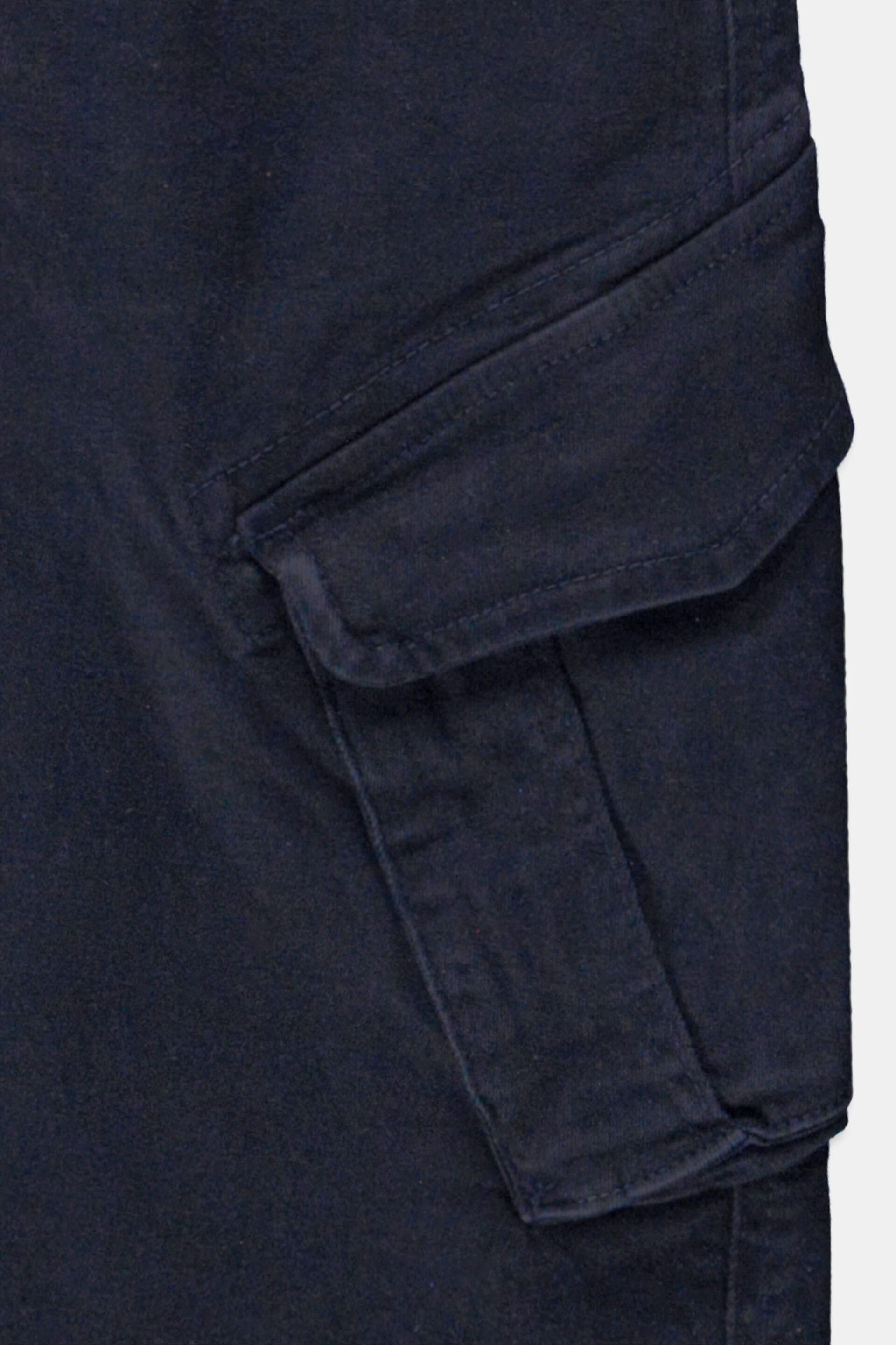 Pantalon cargo court à taille ajustable