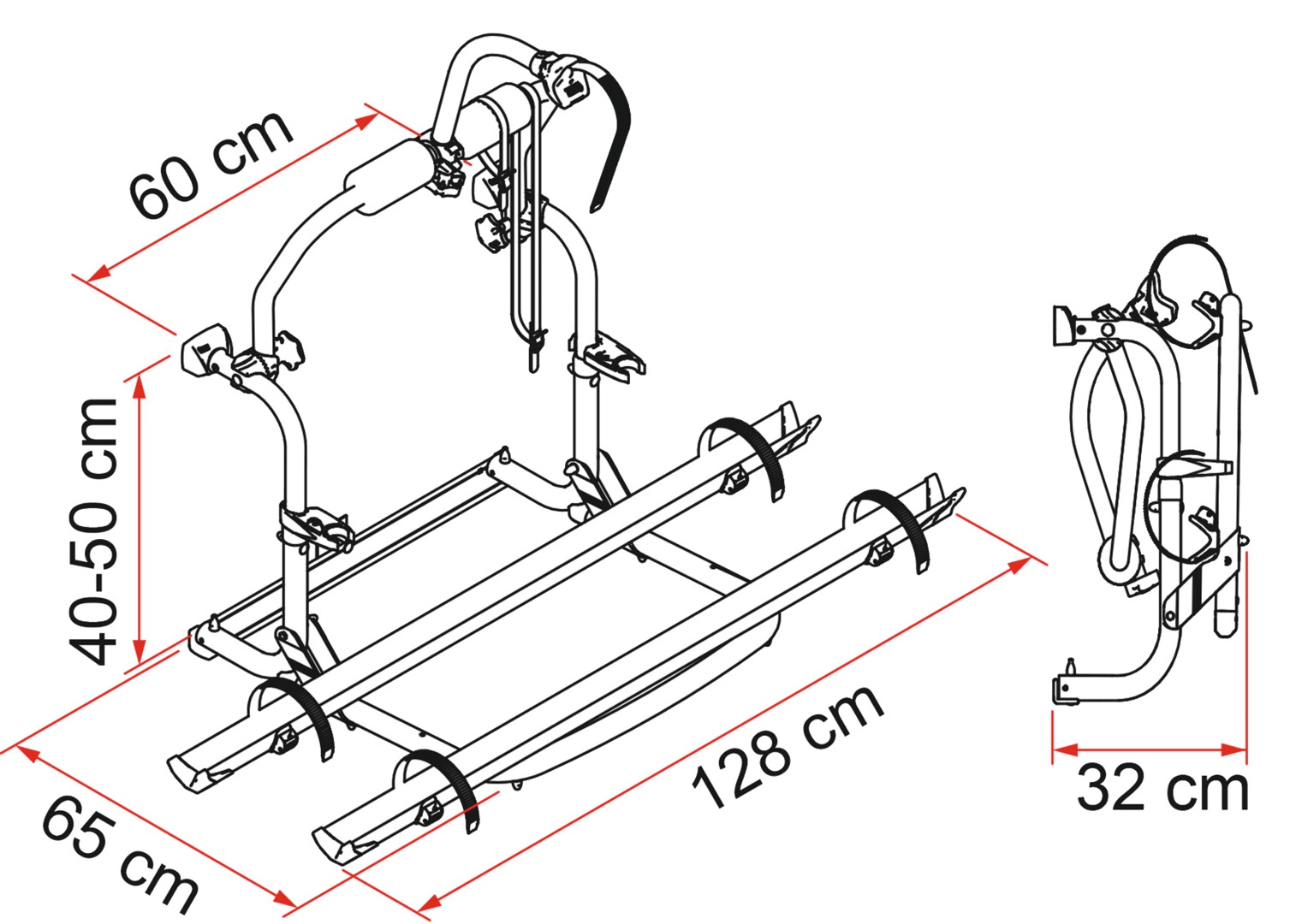 Fiamma Carry-Bike CL Fahrradträger für 2 Fahrräder
