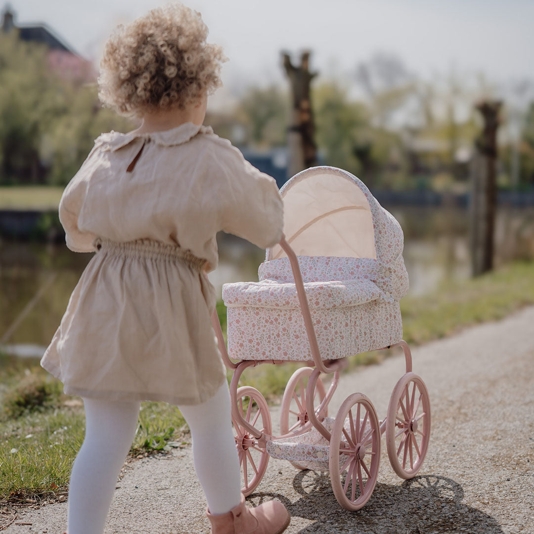 little dutch poppenwagen - soft flowers