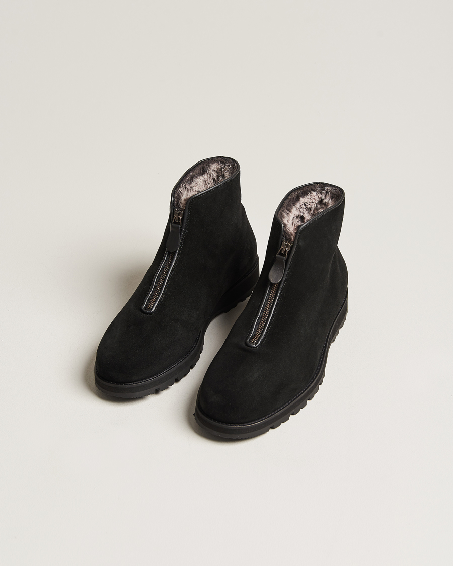 Myrqvist Funäs Boot Black Suede