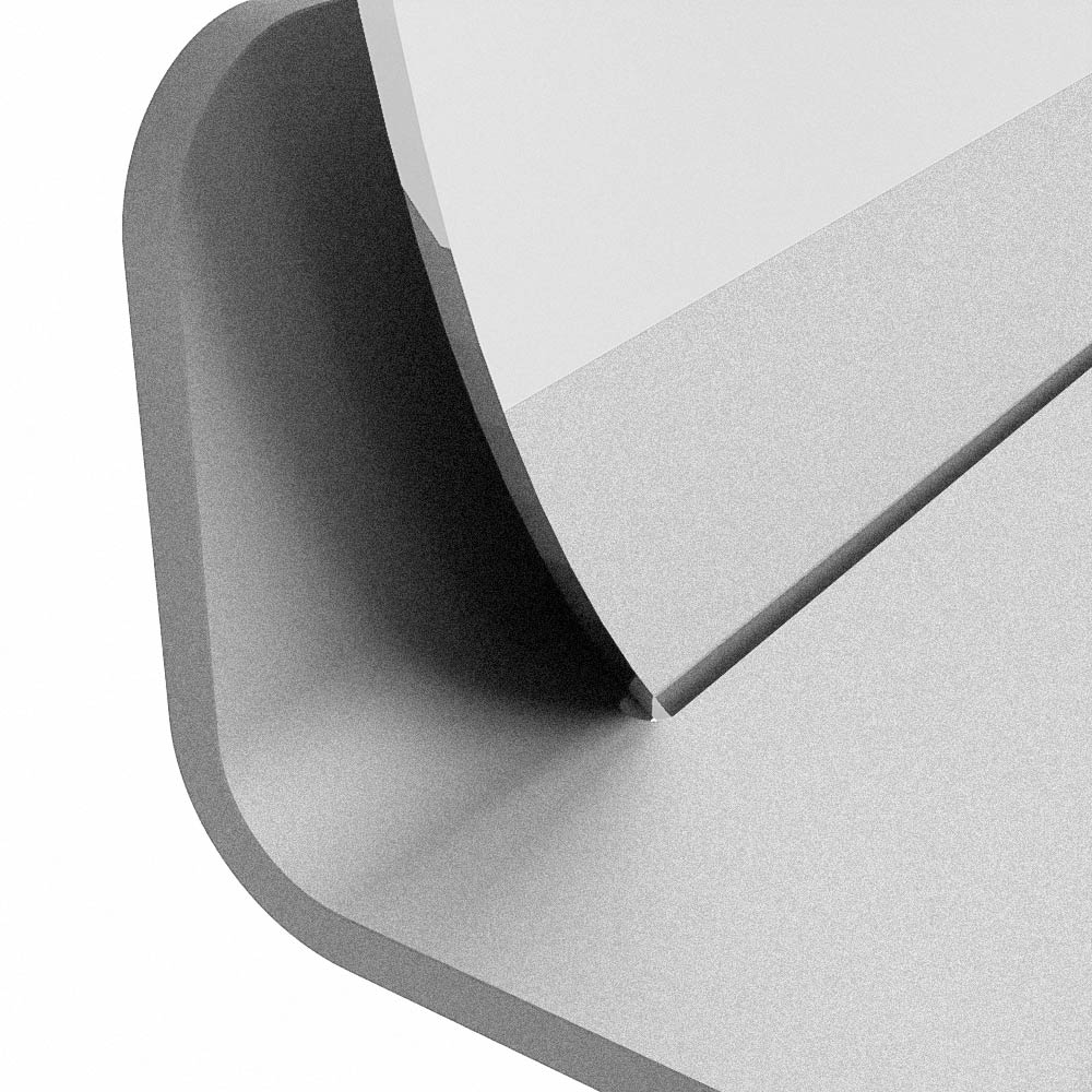 Mondiaz Spot spiegel rond Ø60cm met planchet plata