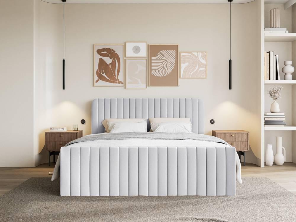 NADUVI Collection Boxspring Adrien chenille met opbergvak 200x200