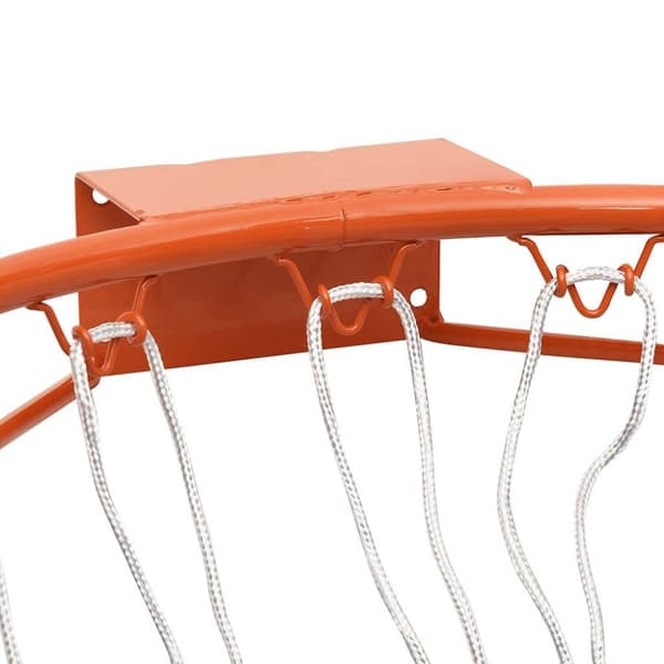vidaXL Basketballkurv oransje 39 cm stål