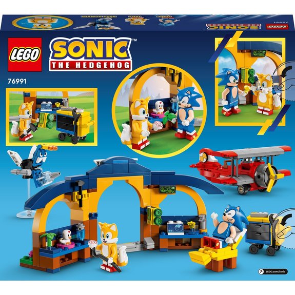 L'avion de tornado et l'atelier de Tails Lego Sonic 76991