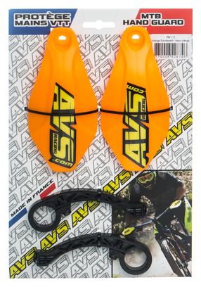 Protège Mains AVS BASIC (patte plastique) Orange Fluo