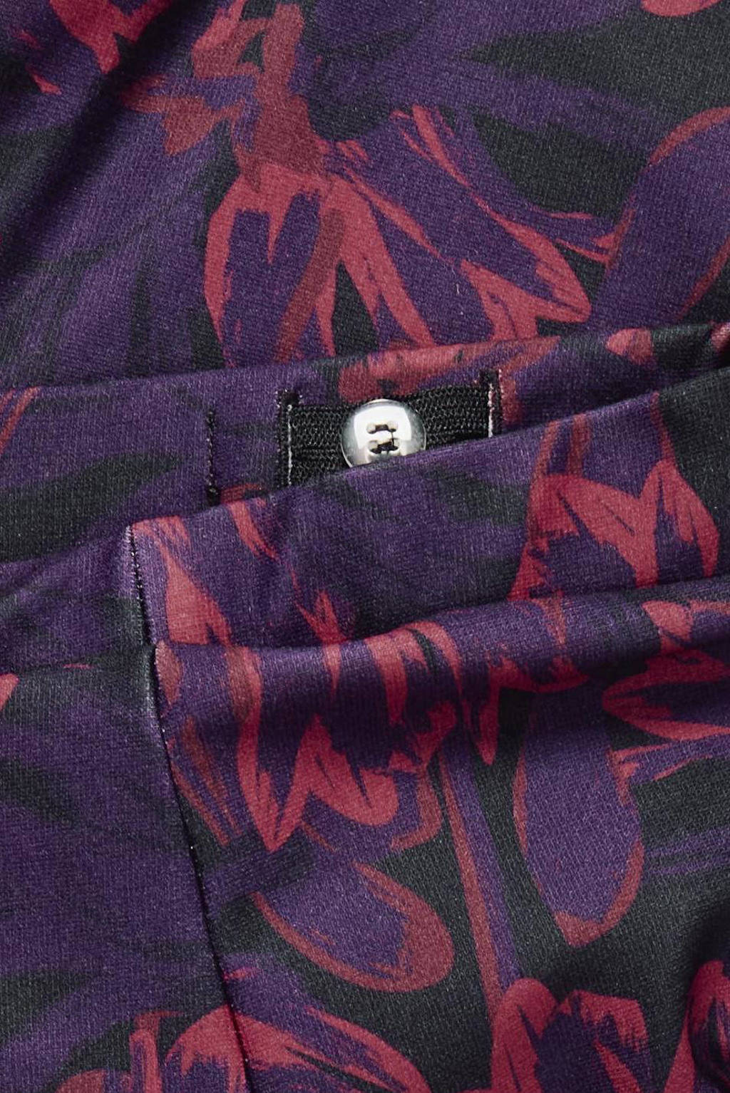 ONLY flared broek KOGESRA met all over print paars/roze