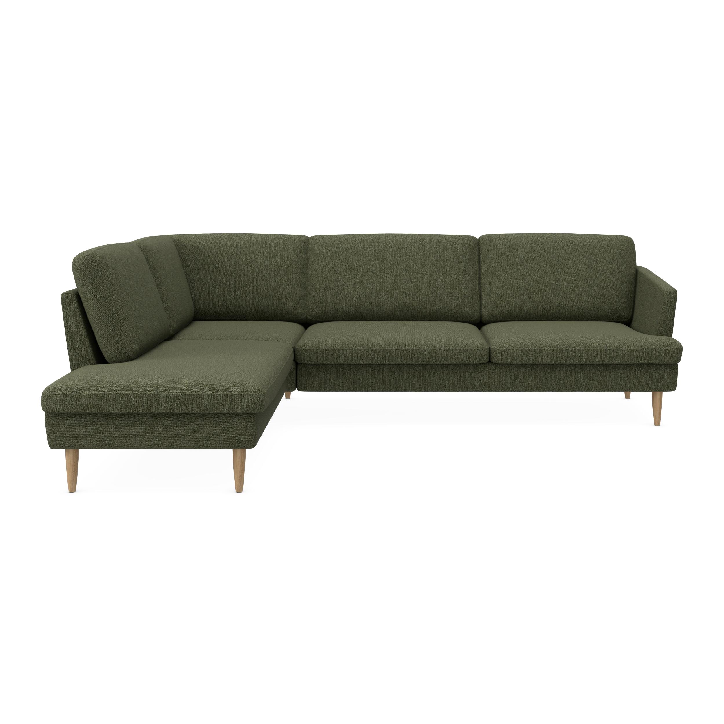 Timian venstrevendt hjørnesofa med pufafslutning
