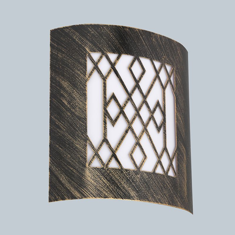 Moderne buitenwandlamp roestbruin IP44 - Emmerald Classic