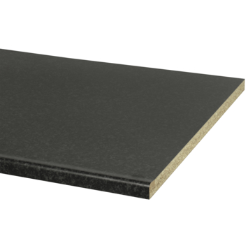 Werkblad ASW28 265x60cm Nero Brasil