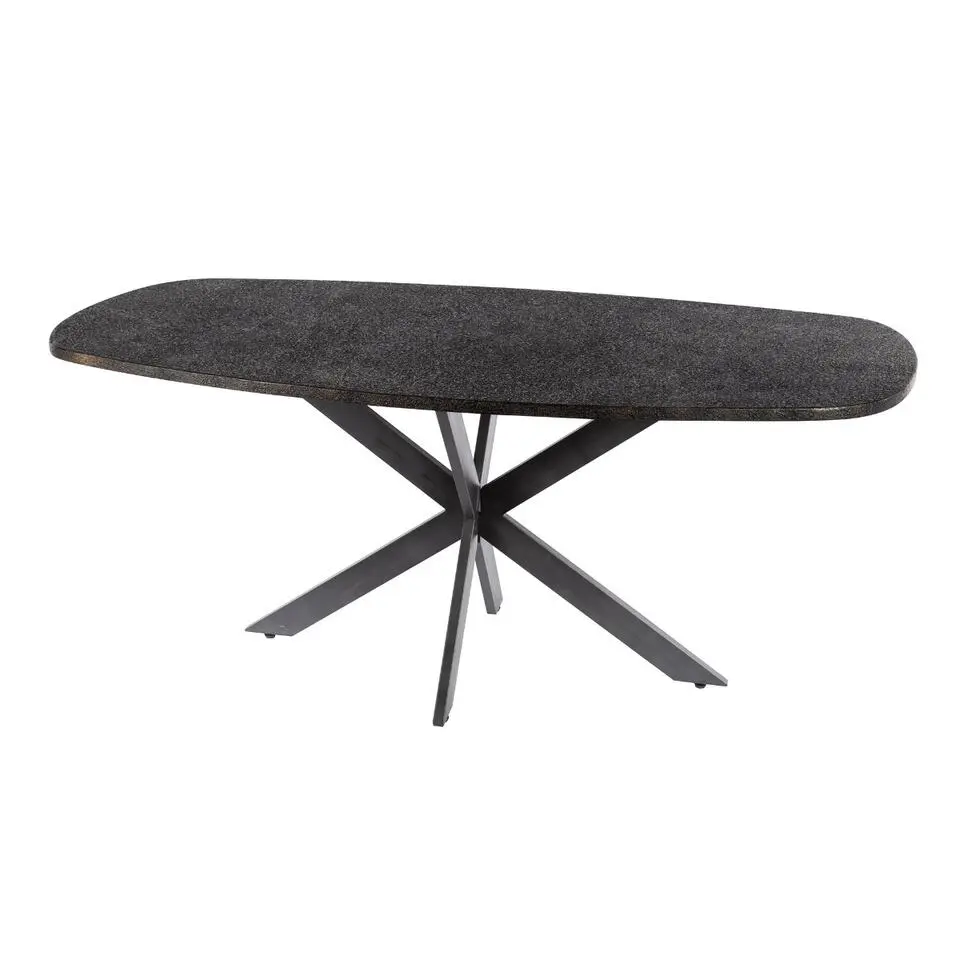 Fraaai - Lazio eettafel deens ovaal 180 cm - donkergrijs