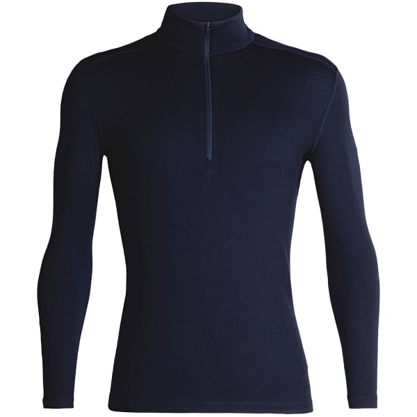 T-shirt thermique ICEBREAKER 260 TECH LS HALF ZIP MIDNIGHT NAVY