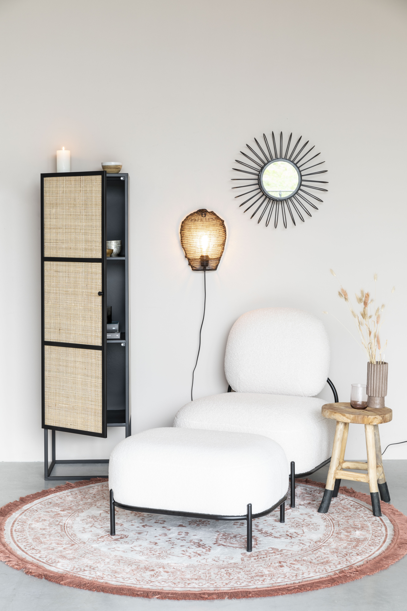 Rein Living wandkast Guuji laag 2 hoog 1 deur