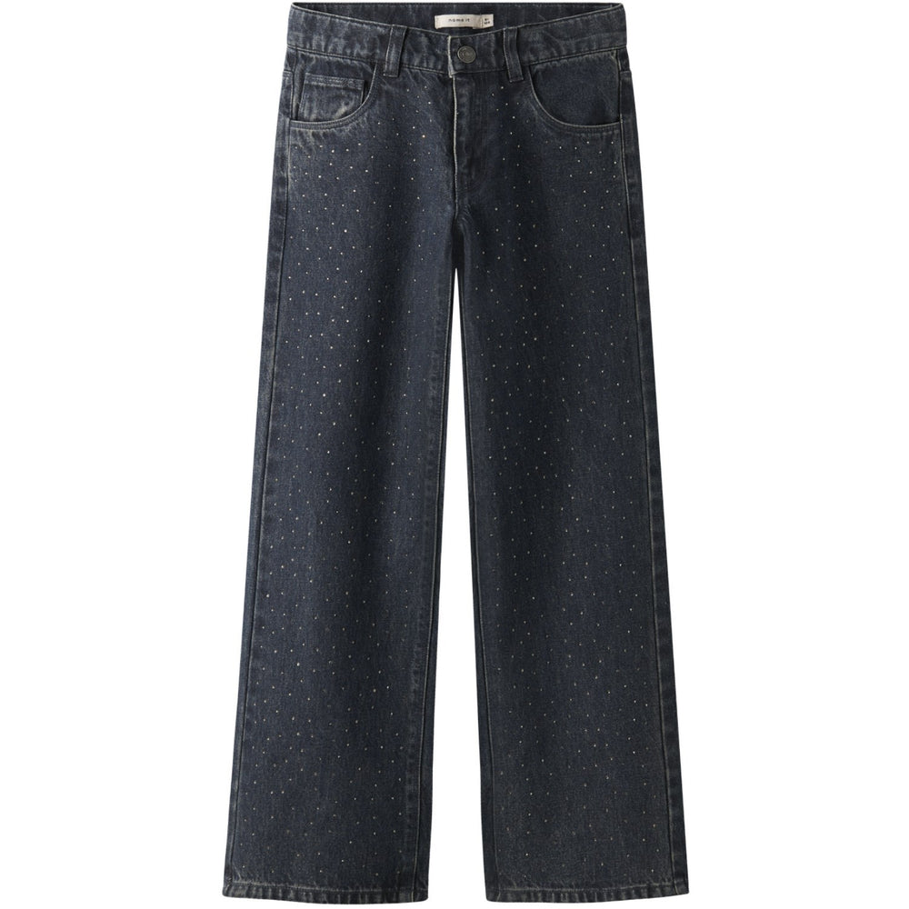 Køb Name It Dark Midnight Denim Nkfrose Wide Rhine Jeans 2424-Im S