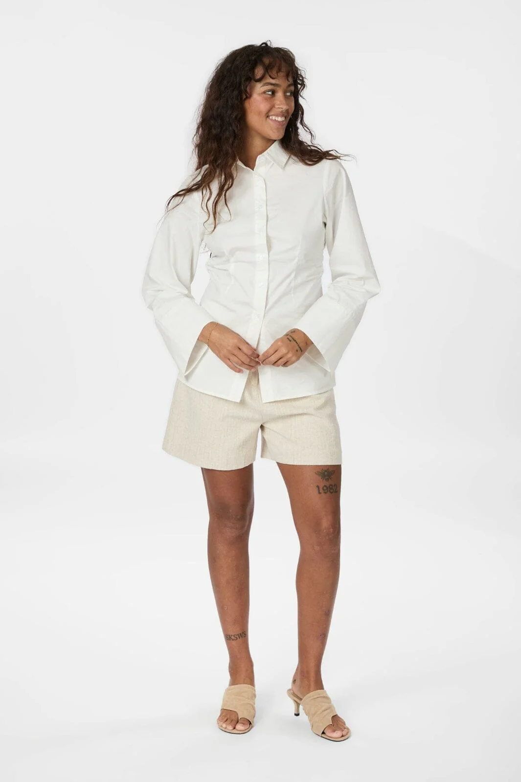 Neo Noir Caroli Poplin Shirt 165894