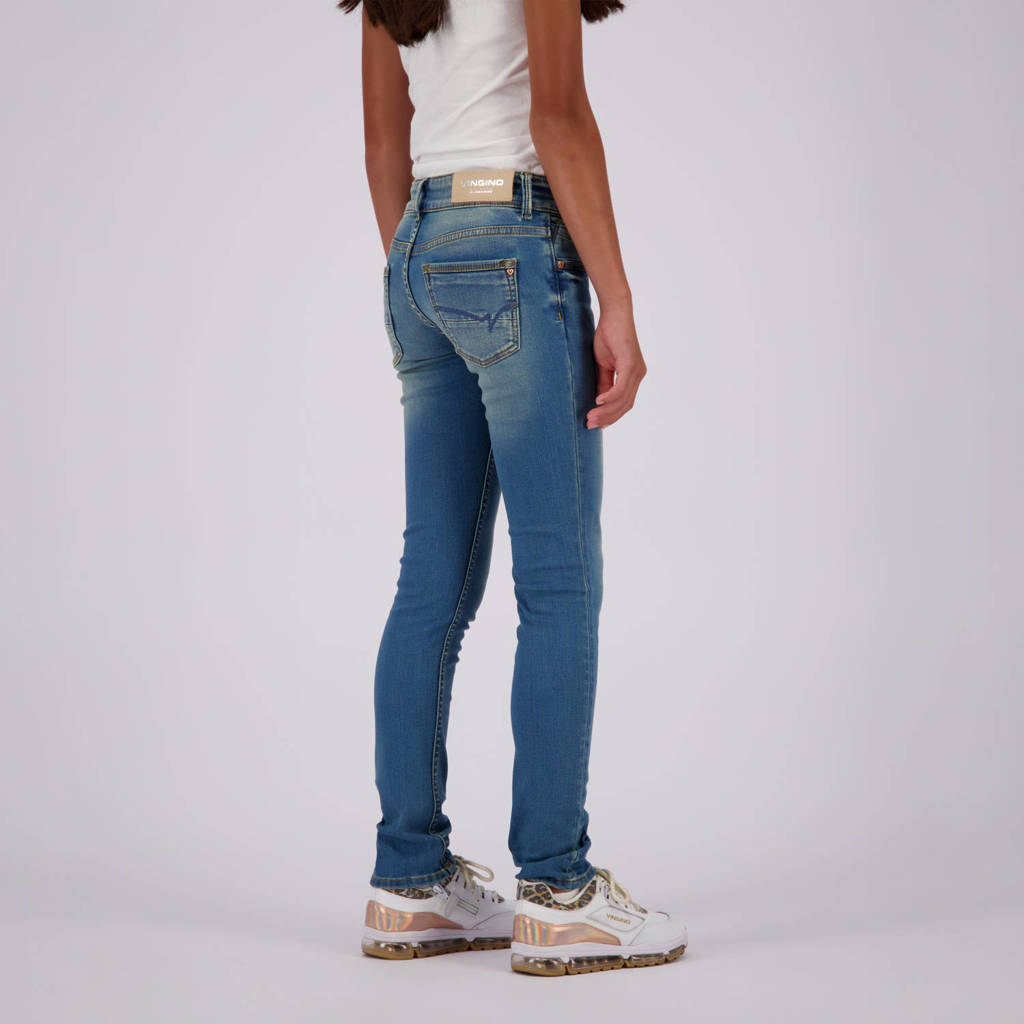 Vingino skinny jeans Amiche tinted mid blue