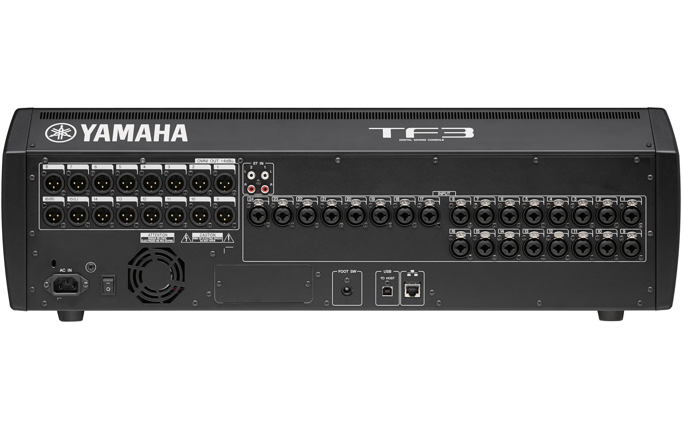 Mischpult TF3 - 48-Kanal, digital<br>Vielseitiger Digitalmixer mit TouchFlow-Operation, WLAN-Fernsteuerung und optionaler Dante-Audio-Netzwerk-Unterstützung