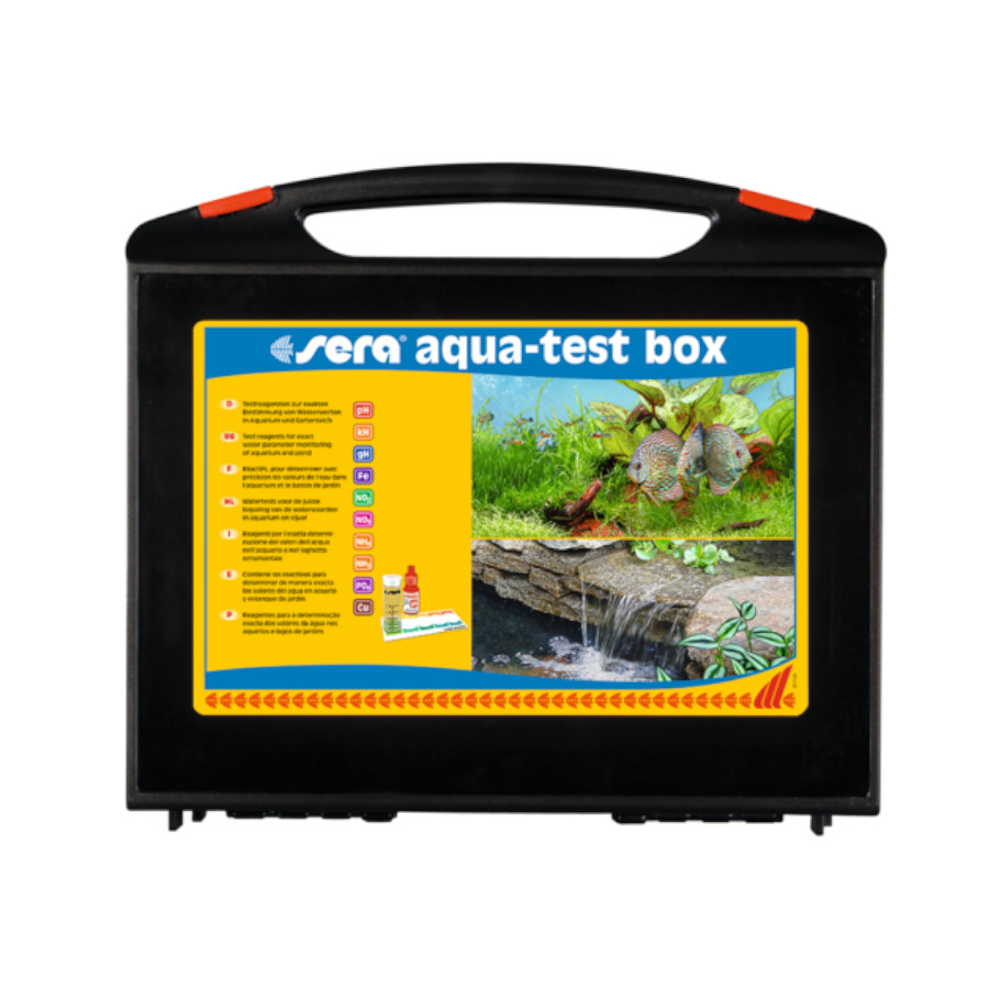 Kit de teste de água para aquário Sera AquaTest Box