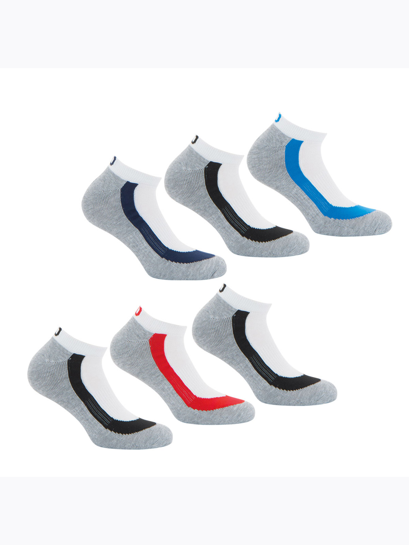 Lot de 6 paires de chaussettes basses