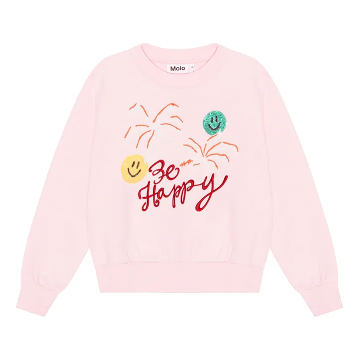 Molo Sweat Marge Coton Bio | Rose pâle