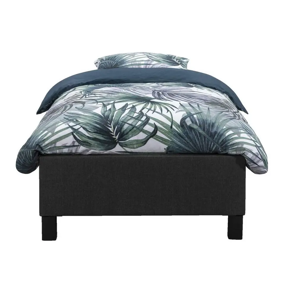Bed Lena - antraciet - 90x200 cm