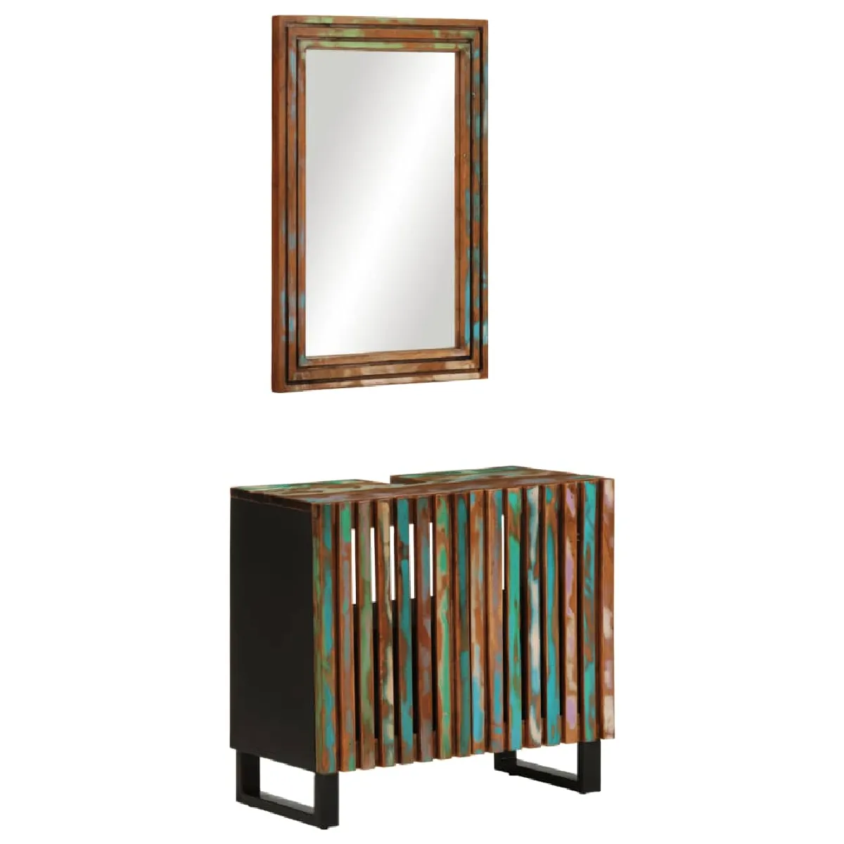 VidaXL Ensemble Salle de Bain 2 Pièces Bois d'Acacia