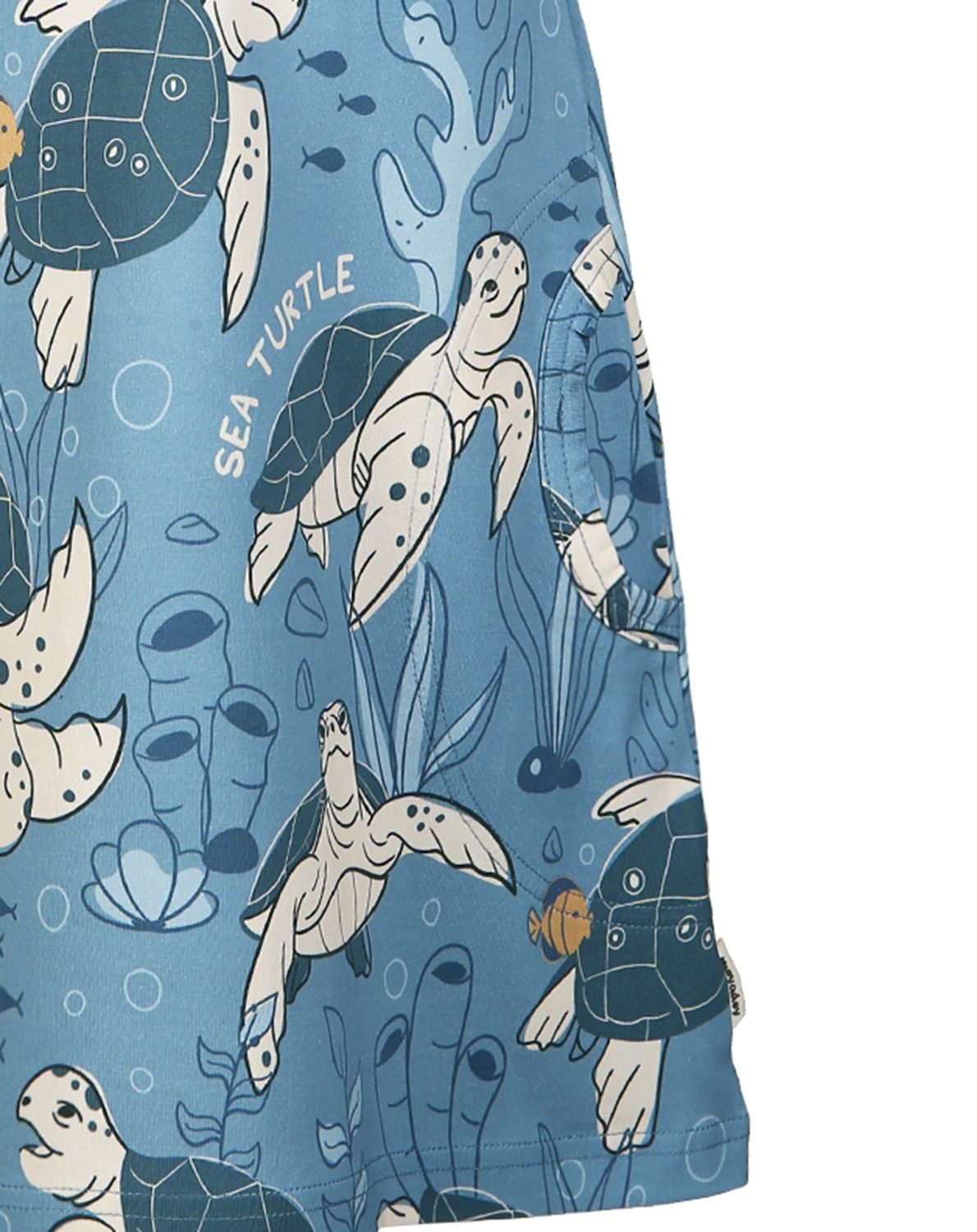 Kurzarmkleid TURTLE TIDE in blau