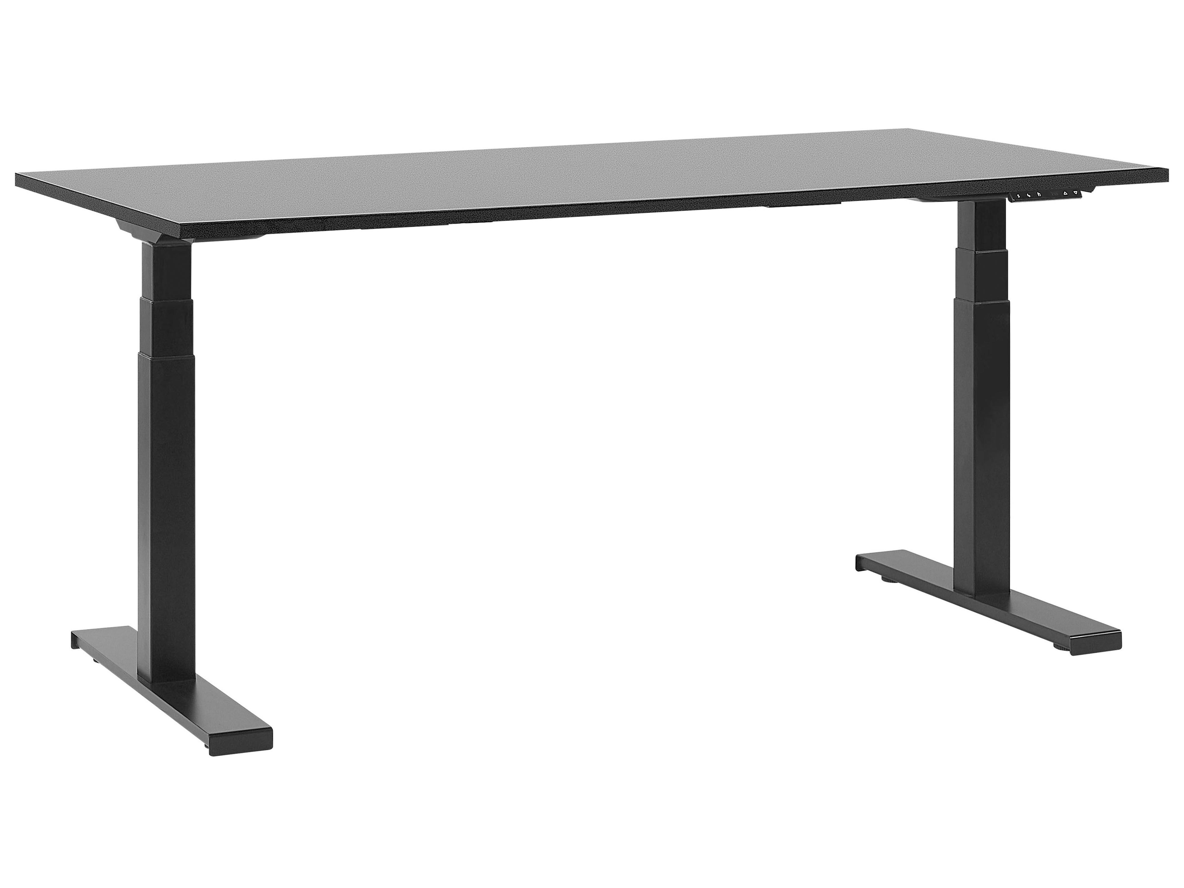 Elektrisch verstelbaar sta-bureau DESTIN II Zwart 160 cm 72 cm