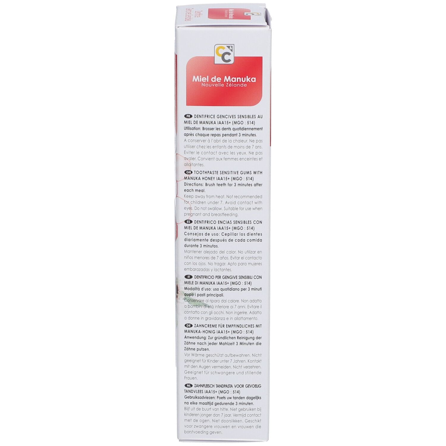 Manuka Zahncreme IAA® 15+