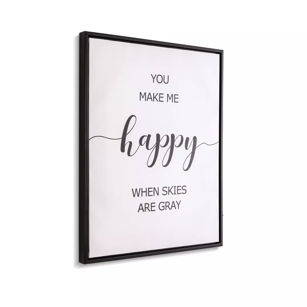 Wandbild 40 x 50 cm Spruch II
