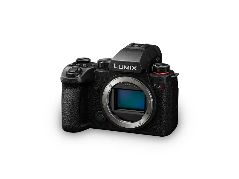 Panasonic Lumix S5II, 24,2 MP, 12000 x 8000 pixel, CMOS, 6K Ultra HD, Berøringsskærm, Sort