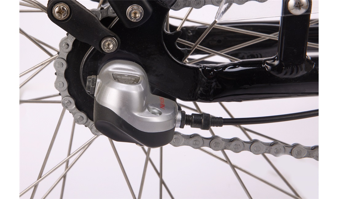 El-cykel City 36V-10,4Ah 3-gear sort