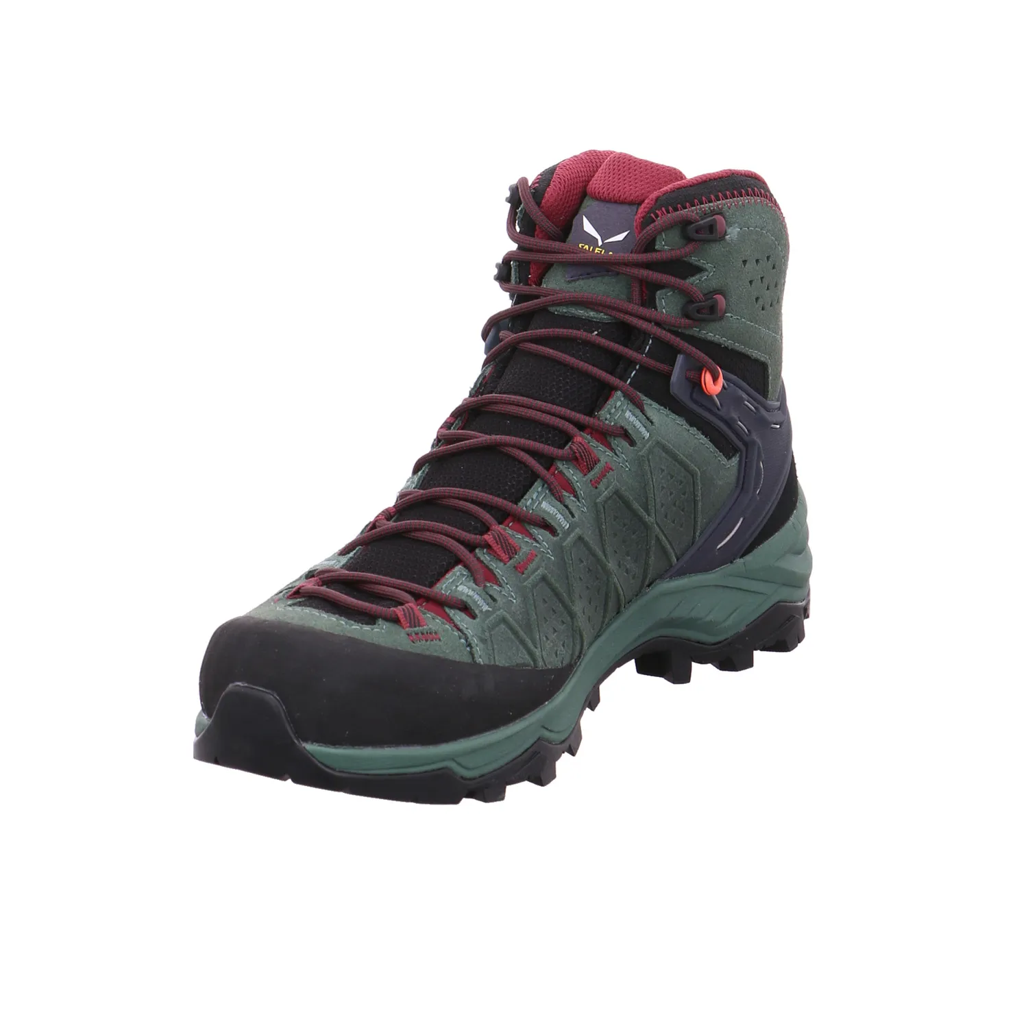 SALEWA Wander- Bergschuh Damen Grün Leder