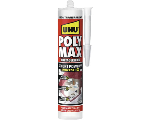 UHU POLY MAX Instant Power Montagelijm 300 g
