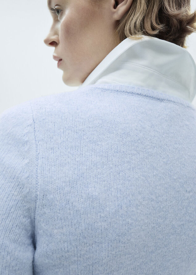 MANGO SWEATER. -- SEEDS Lt-pastel blue