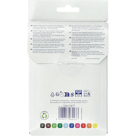 Staedtler Triplus fineliner 10-pak